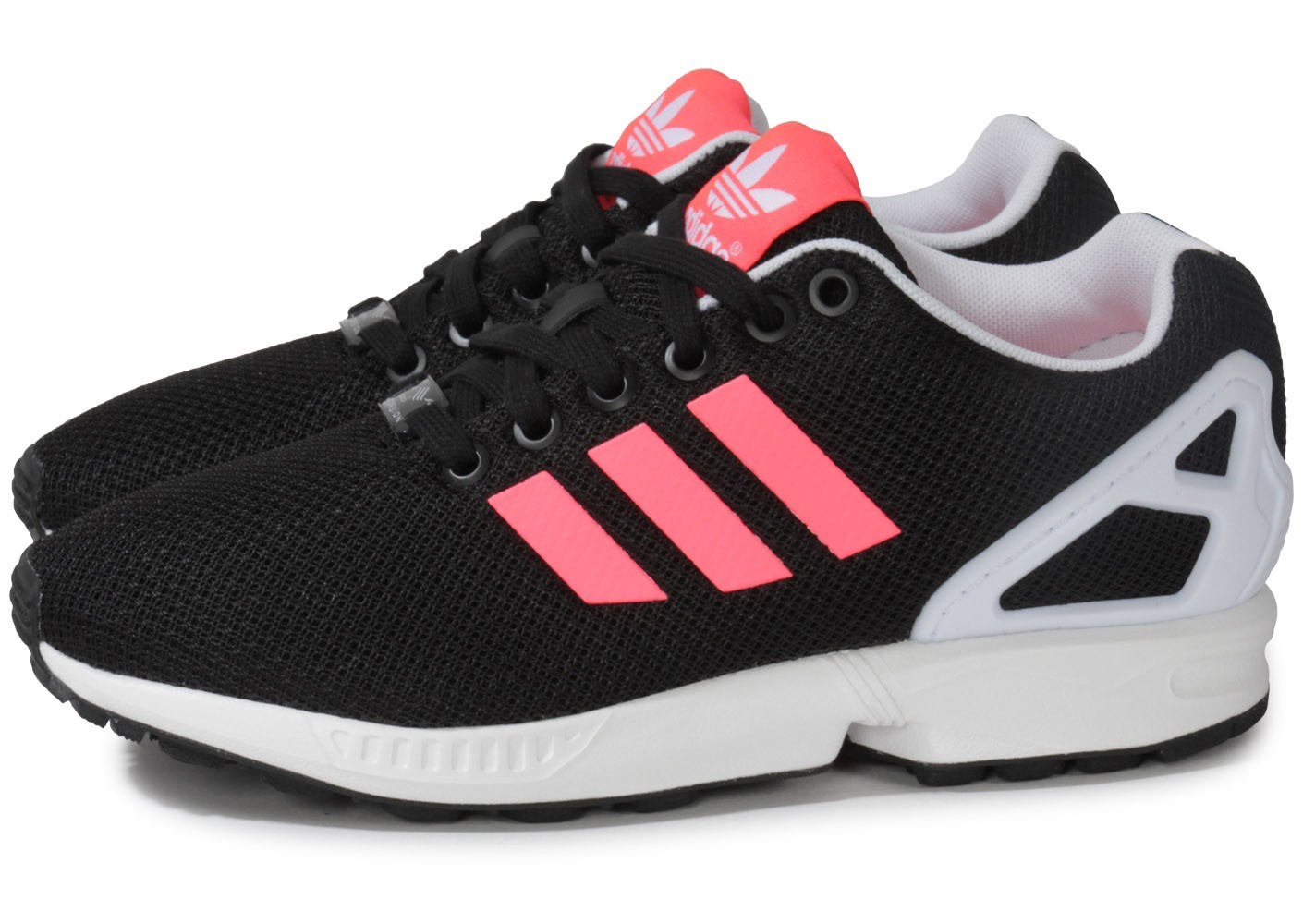 adidas zx flux femme rose blanc